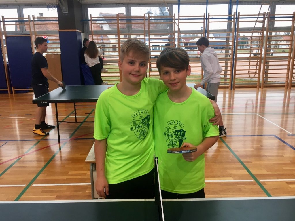 Tim in Jaka sta se uvrstila na državno tekmovanje.